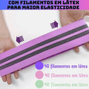 Kit com 3 Bandas Elásticas de Exercício