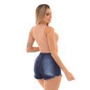 Shorts Jeans Azul Escuro