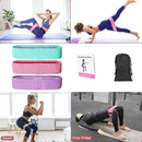 Kit com 3 Bandas Elásticas de Exercício