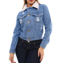 Jaqueta Jeans Cropeed