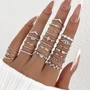 Conjunto de 23 Anéis Femininos