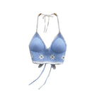 Top Cropped Feminino Estilo Férias