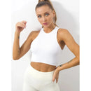 Top Cropped Feminino Básico Sem Costura