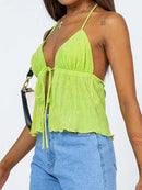 Top Cropped Feminino Halter