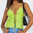 Top Cropped Feminino Halter
