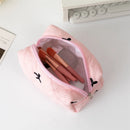 Necessaire Feminina com Laço Bordado