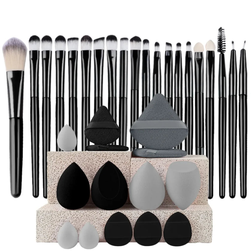 Conjunto de Pincéis de Maquiagem Premium Kabuki