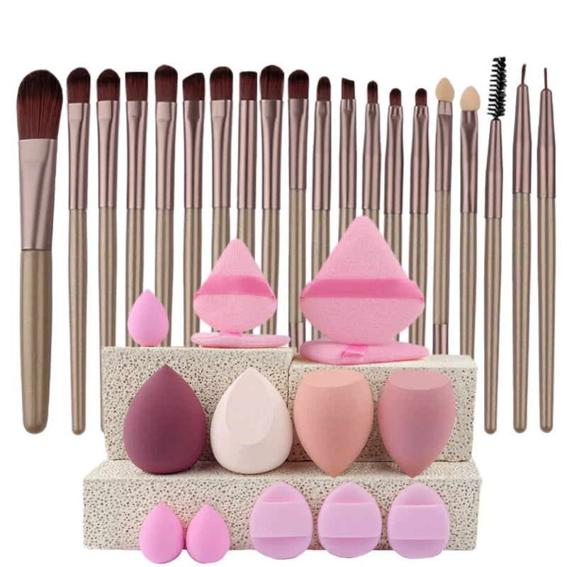 Conjunto de Pincéis de Maquiagem Premium Kabuki