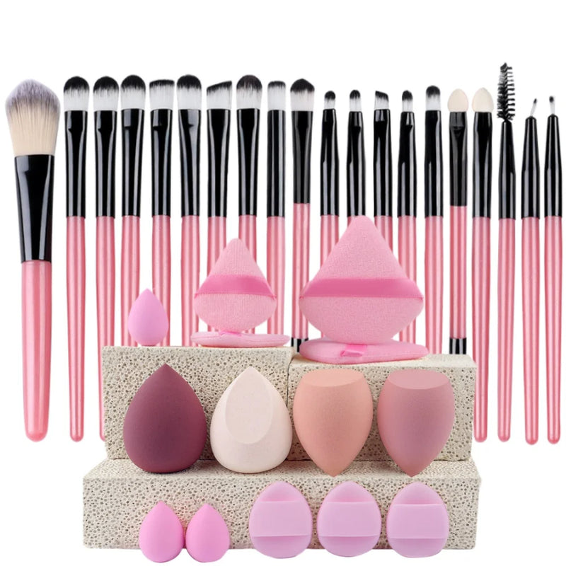 Conjunto de Pincéis de Maquiagem Premium Kabuki