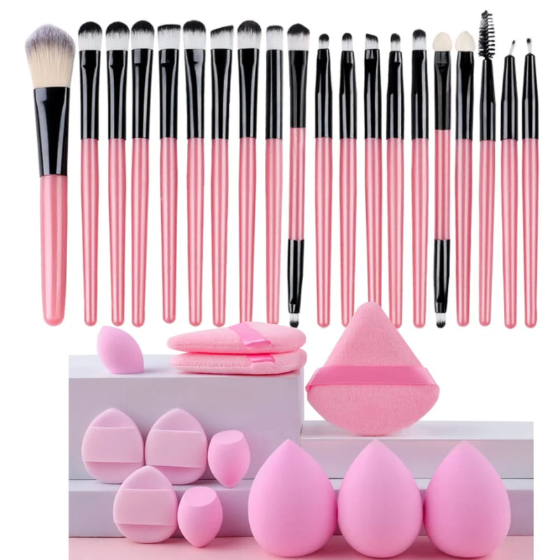 Conjunto de Pincéis de Maquiagem Premium Kabuki