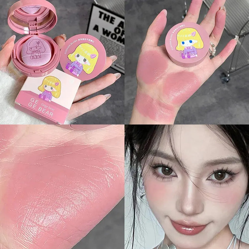 Blush Cushion Gege Bear