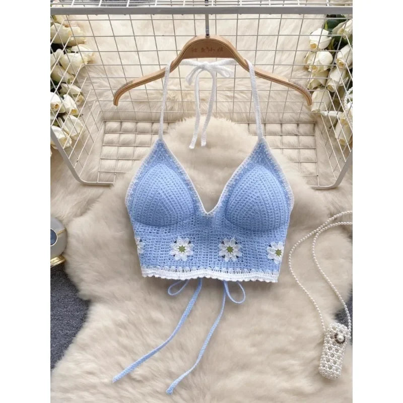 Top Cropped Feminino Estilo Férias