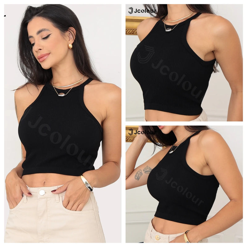 Conjunto de 3 Blusas Sexy sem Mangas