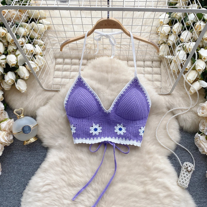 Top Cropped Feminino Estilo Férias