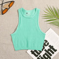 Top Cropped Feminino Básico Sem Costura