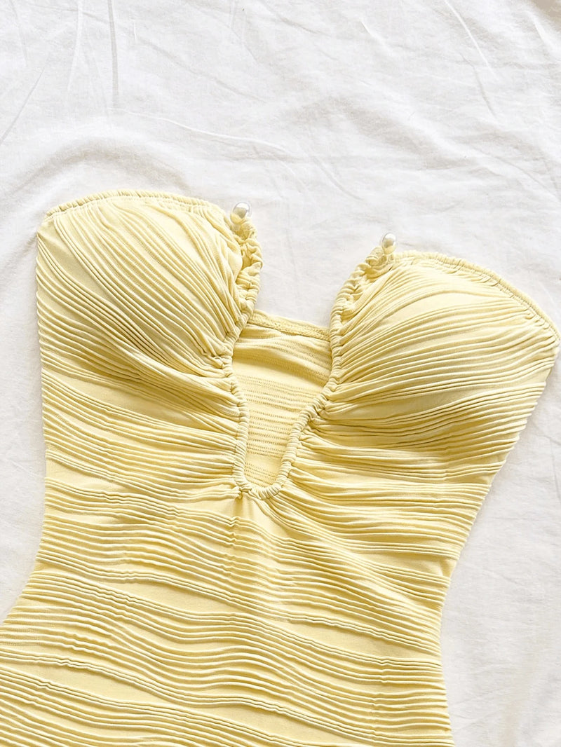 Vestido Sem Alças Feminino Verão