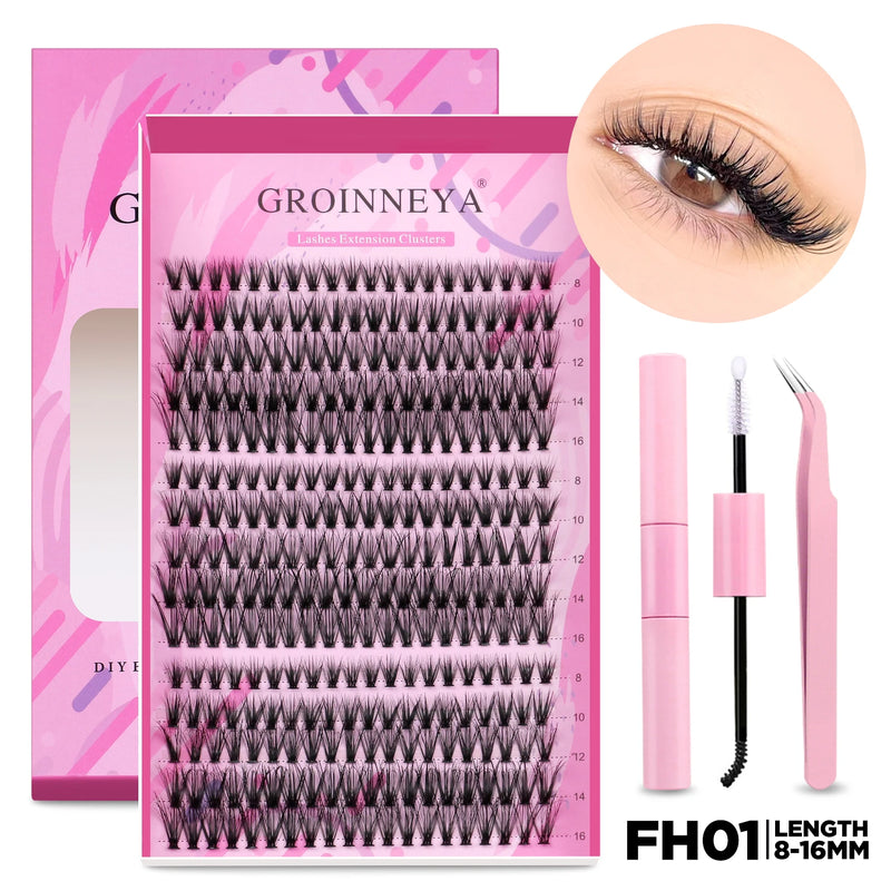 Kit de Extensão de Cílios DIY GROINNEYA