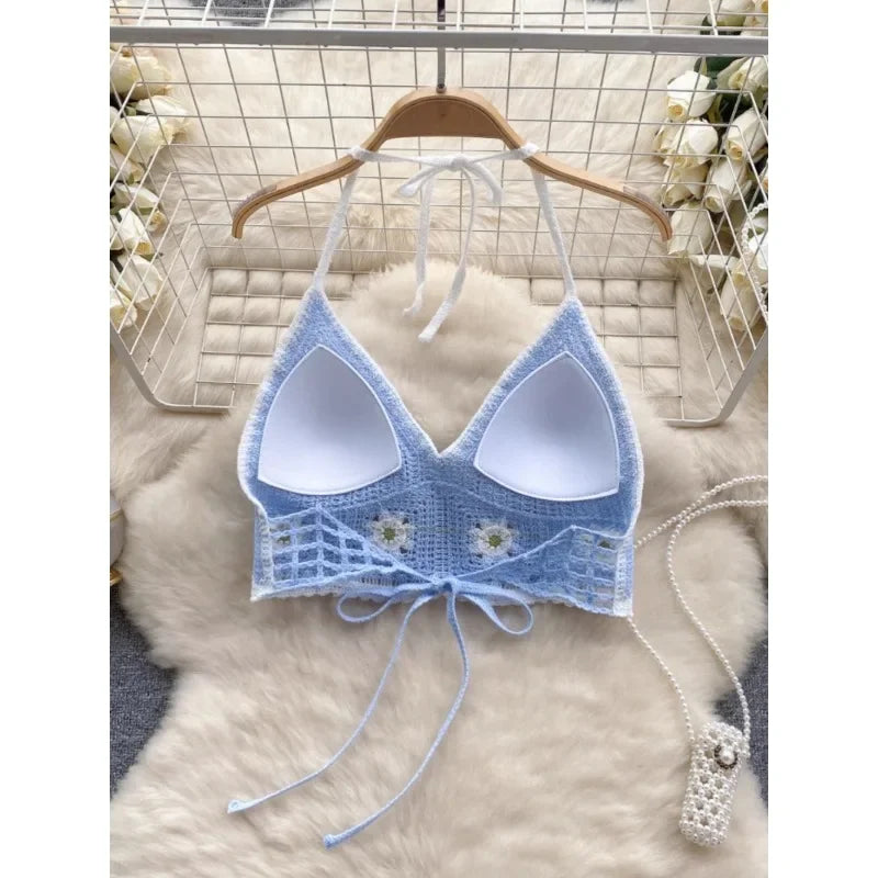 Top Cropped Feminino Estilo Férias