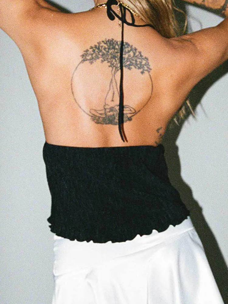 Top Cropped Feminino Halter