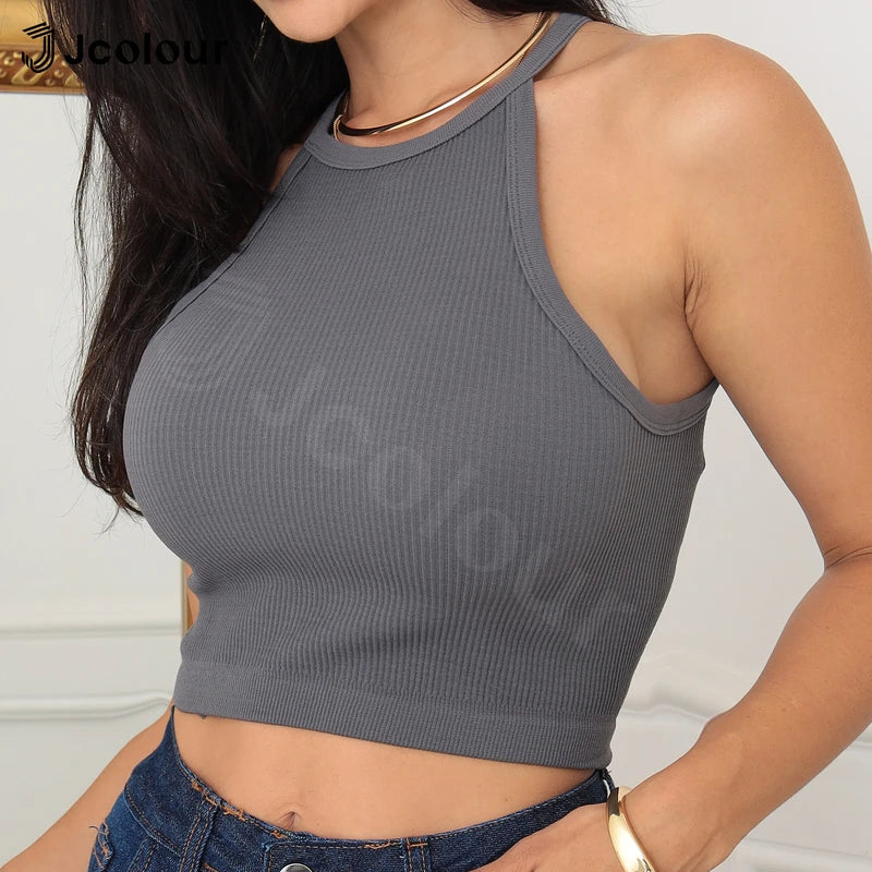 Conjunto de 3 Blusas Sexy sem Mangas