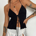 Top Cropped Feminino Halter