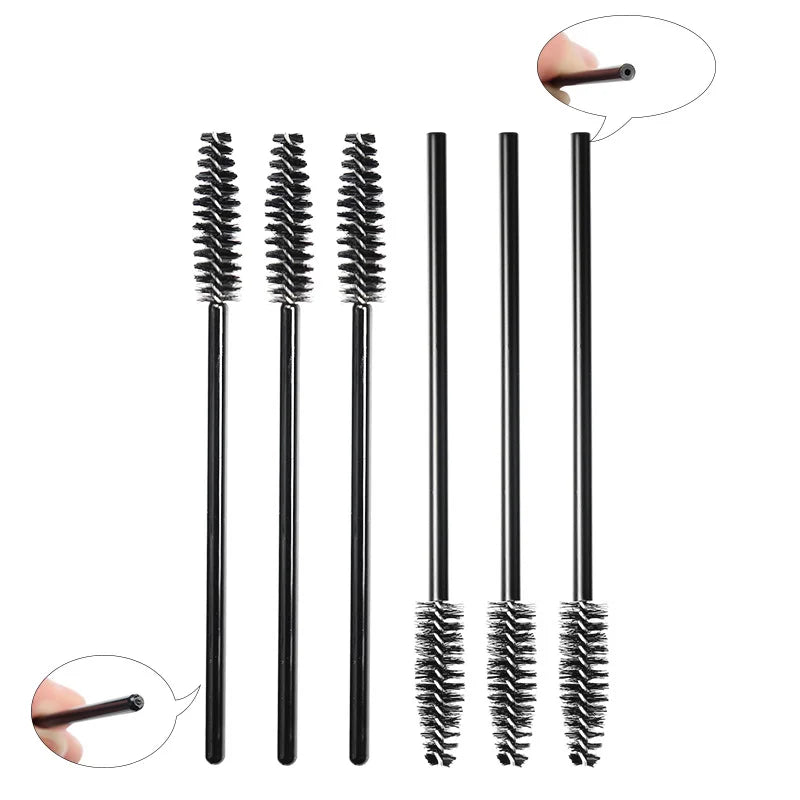 Kit com 50 Pincéis de Maquiagem Descartáveis