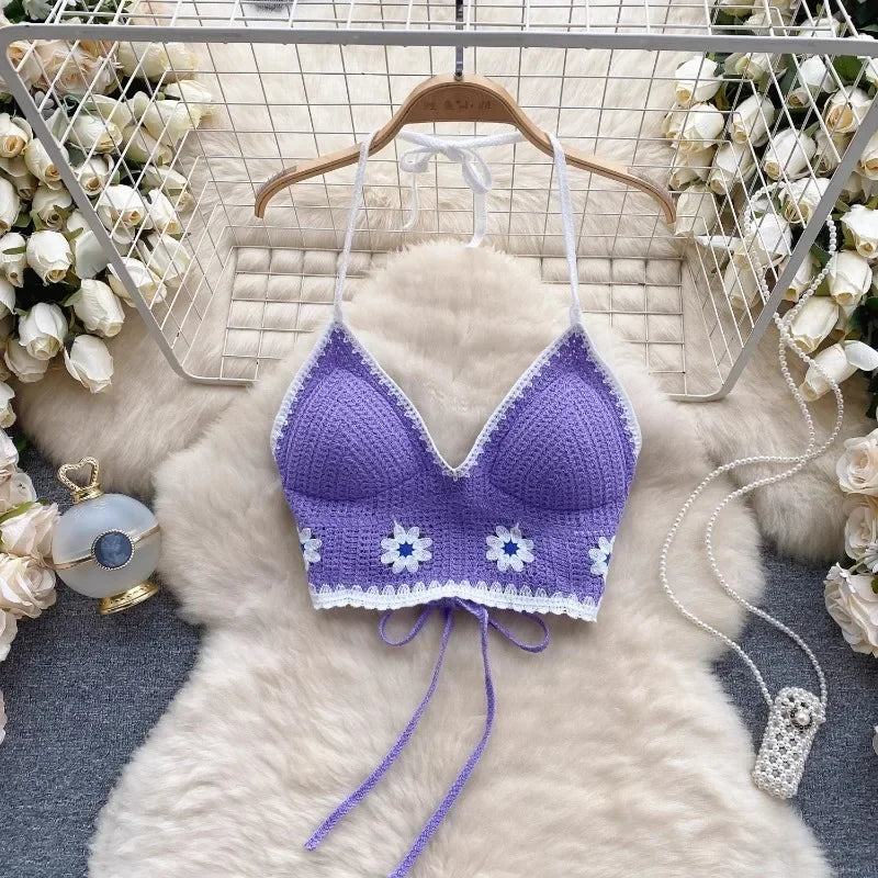 Top Cropped Feminino Estilo Férias