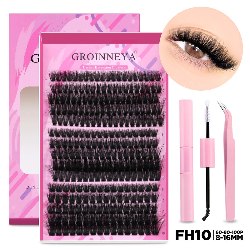 Kit de Extensão de Cílios DIY GROINNEYA