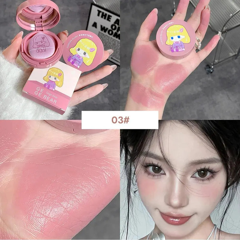 Blush Cushion Gege Bear
