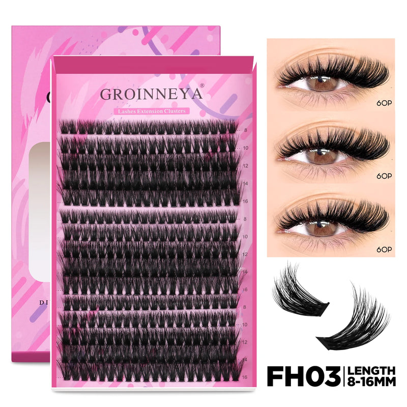 Kit de Extensão de Cílios DIY GROINNEYA